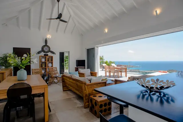 living at Villa La Vue in St Barts - St. Barts Villa Rental