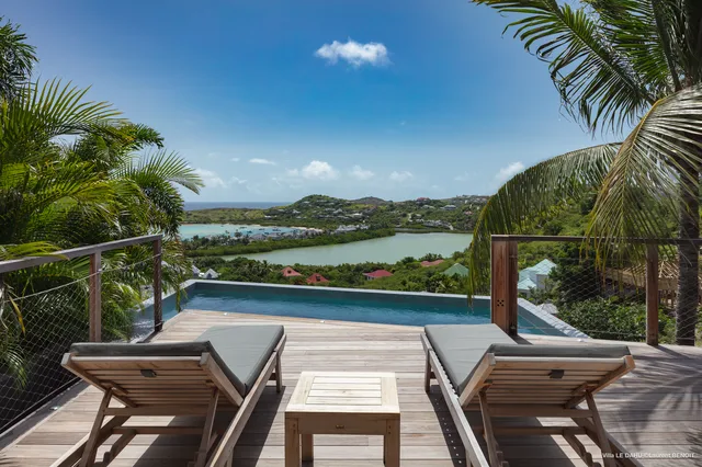 pool at Villa Le Dahu in St Barts - St. Barts Villa Rental
