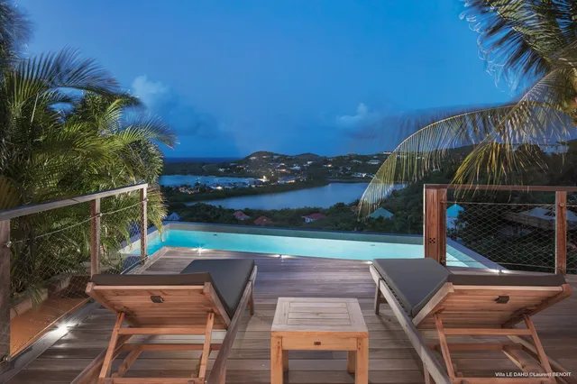 pool at Villa Le Dahu in St Barts - St. Barts Villa Rental