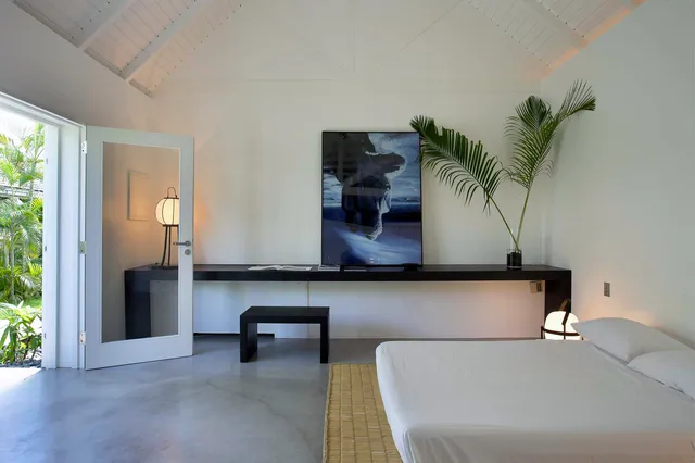 Manoir de Lorient bedroom 03 garden view at Villa Le Manoir de Lorient in St Barts - St. Barts Villa Rental