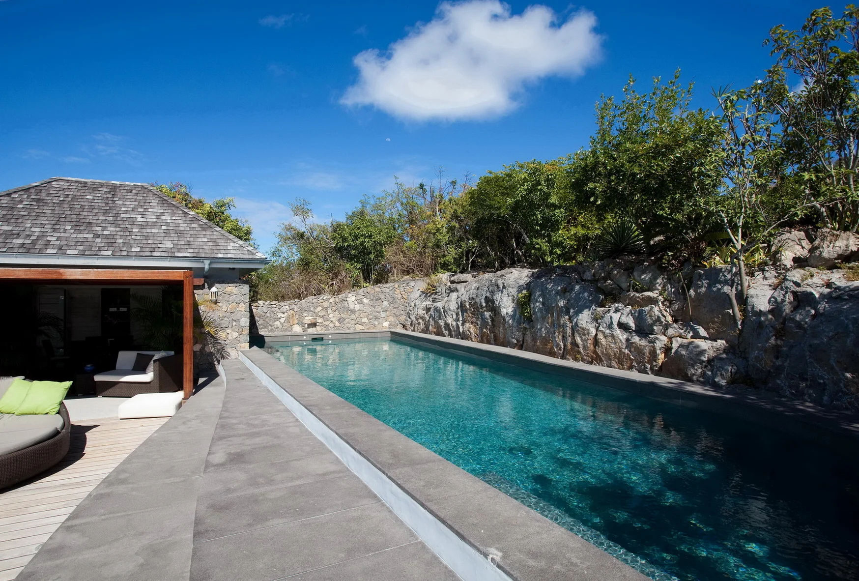 pool at Villa Le Manoir de Lurin in St Barts - St Barts luxury vacation rental