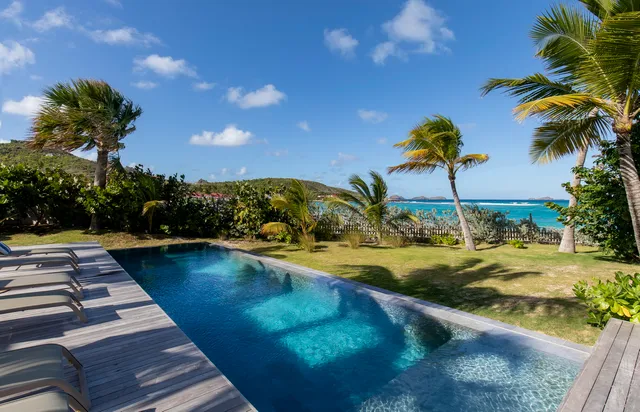 pool at Villa Le Moulin in St. Jean - St. Barts Villa Rental