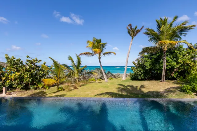 pool at Villa Le Moulin in St Barts - St. Barts Villa Rental