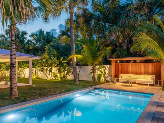 pool at Villa Les Sables in St Barts - St. Barts Villa Rental