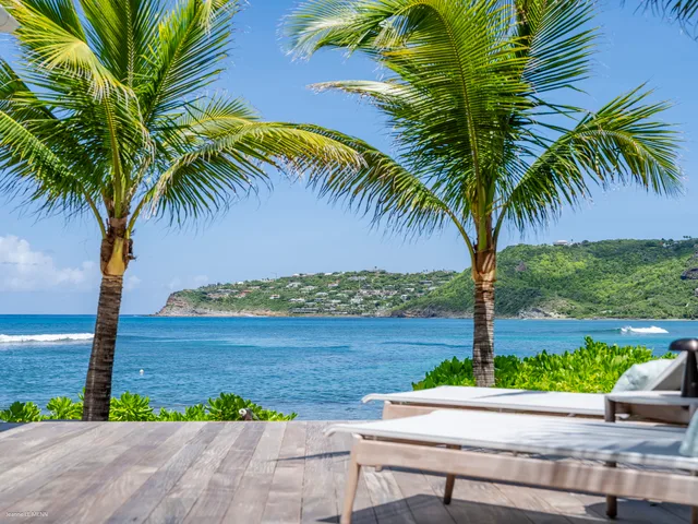 terrace at Villa Les Sables in St Barts - St Barts luxury vacation rental