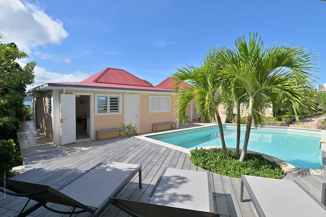 pool at Villa Lin in St Barts - St. Barth Villa Rental