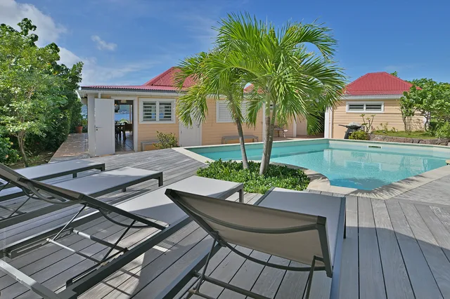 pool at Villa Lin in St Barts - St. Barts Villa Rental