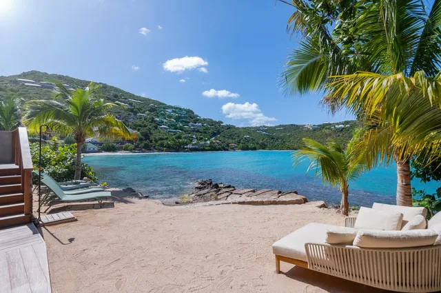 beach at Villa Linda in St Barts - St. Barth Villa Rental