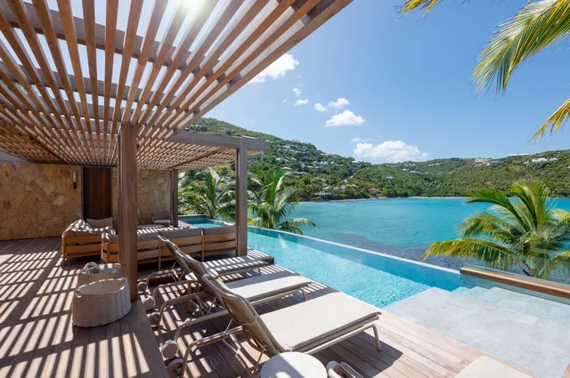 pool at Villa Linda in St Barts - St. Barts Villa Rental