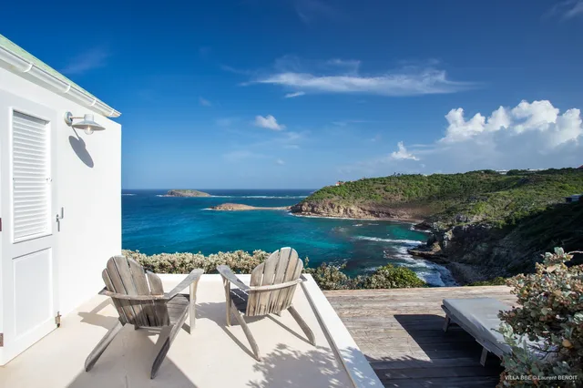 terrace at Villa Little Caramba in Pointe Milou - St. Barts Villa Rental