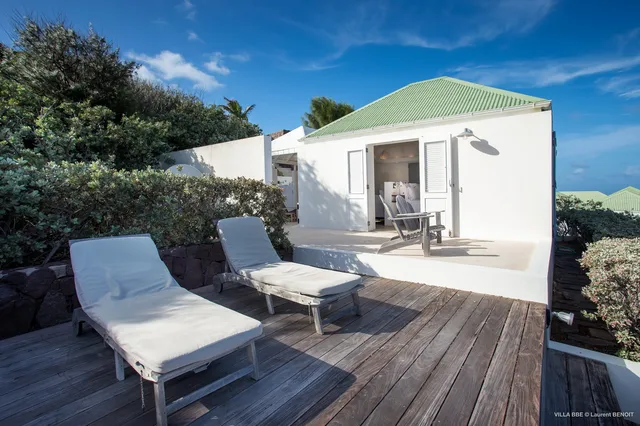 terrace at Villa Little Caramba in St Barts - St Barts luxury vacation rental