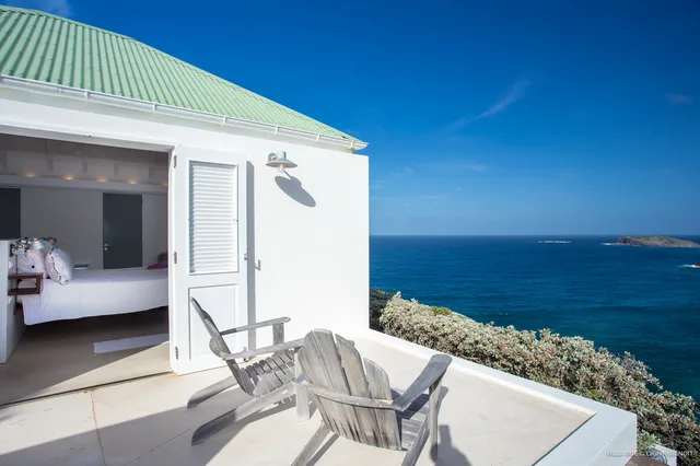 terrace at Villa Little Caramba in St Barts - St. Barts Villa Rental