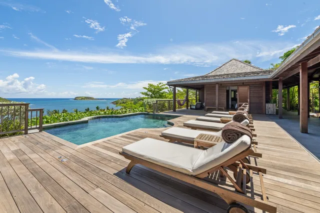pool at Villa Little Girasol in Marigot - St. Barth Villa Rental