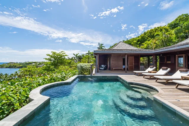 pool at Villa Little Girasol in St Barts - St. Barth Villa Rental