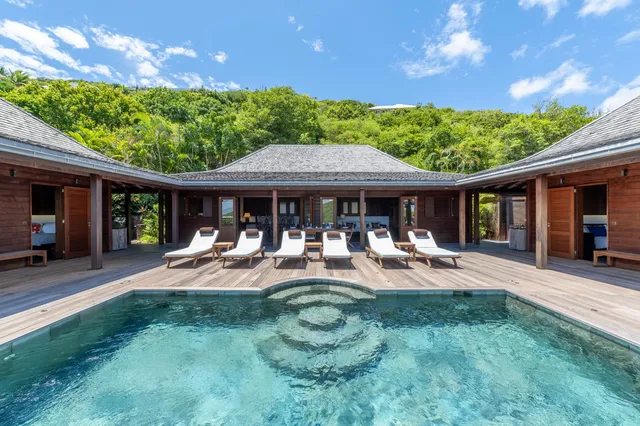 pool at Villa Little Girasol in St Barts - St. Barts Villa Rental