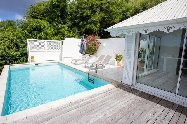 pool at Villa Lorient Sunset in St Barts - St. Barts Villa Rental