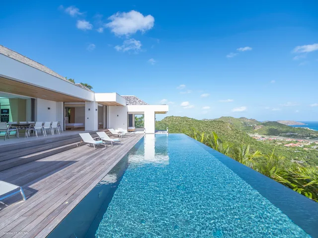 pool at Villa Loukoko in St Barts - St. Barth Villa Rental