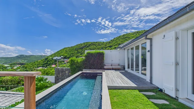 pool at Villa Lune in St Barts - St. Barts Villa Rental