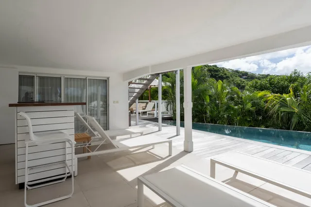 pool at Villa Luz in St Barts - St. Barth Villa Rental