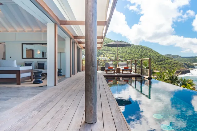 pool at Villa Maria in St Barts - St. Barth Villa Rental