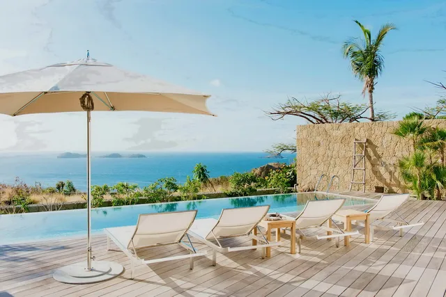 pool at Villa Marie in St Barts - St. Barth Villa Rental