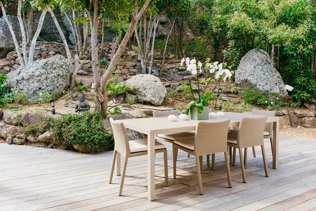 terrace at Villa Marie in St Barts - St. Barts Villa Rental