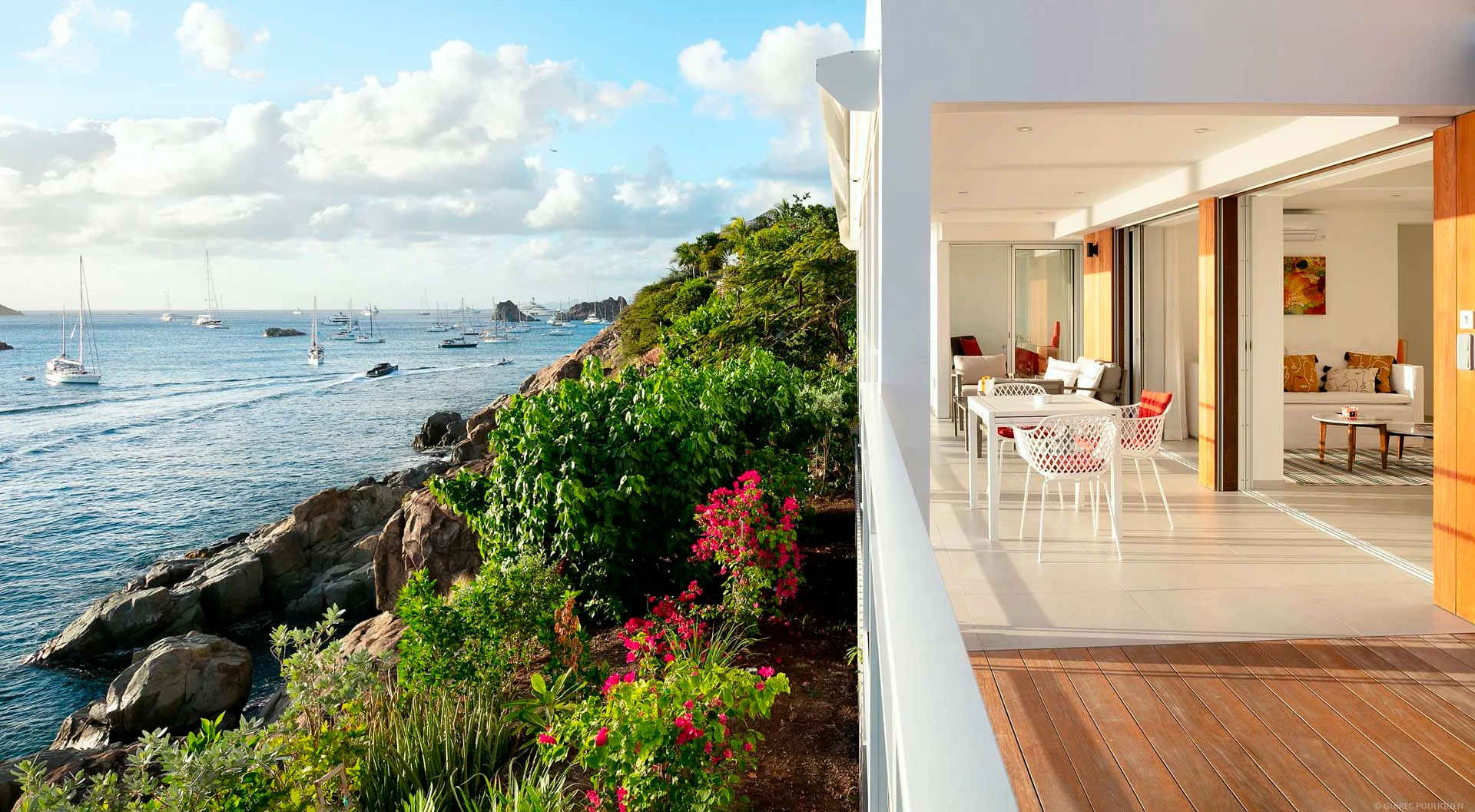 ocean view at Villa Miramar in St Barts - St Barts luxury vacation rental