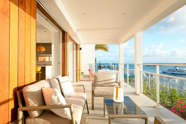 Terrace at Villa Miramar in St Barts - St. Barts Villa Rental
