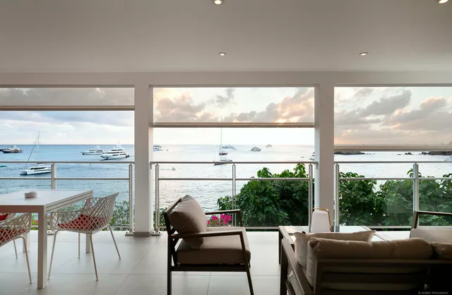 Terrace at Villa Miramar in St Barts - St Barts luxury vacation rental