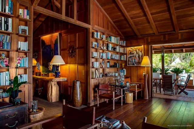 living room terrace at Villa Nahma in St Barts - St. Barts Villa Rental