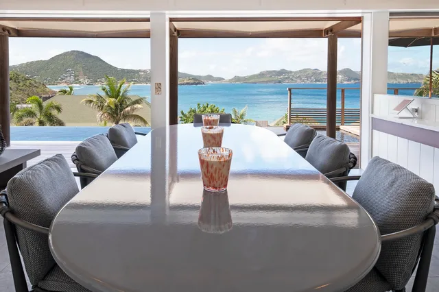 terrace at Villa Niña in St Barts - St Barts luxury vacation rental
