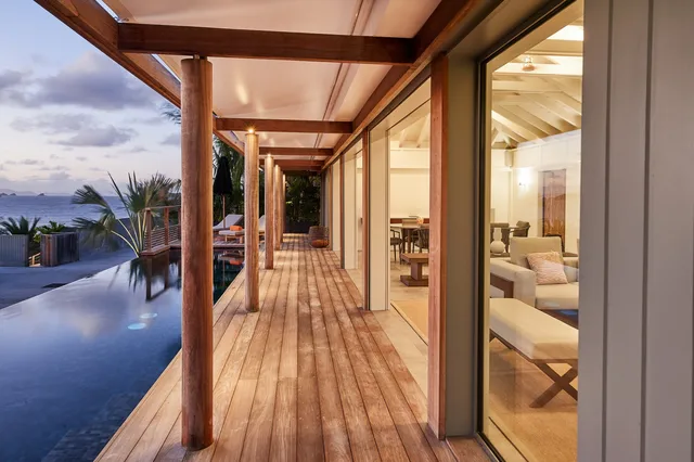 terrace at Villa Niña in St Barts - St. Barts Villa Rental