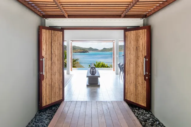 terrace at Villa Niña in St Barts - St. Barts Villa Rental