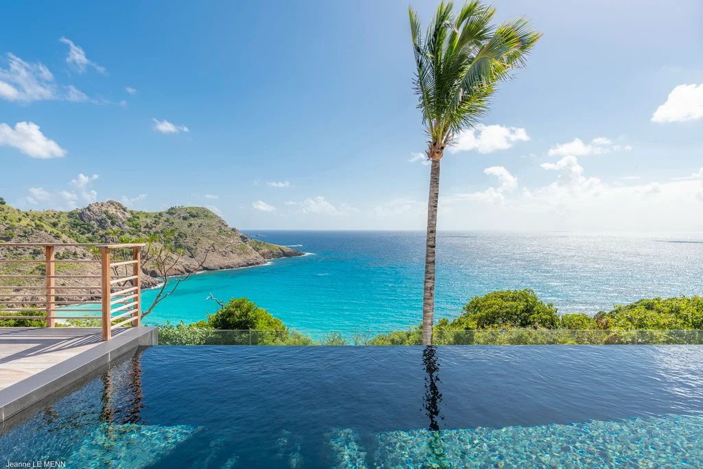 pool at Villa Ocean Palm in St Barts - St Barts luxury vacation rental