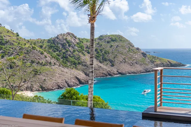 pool at Villa Ocean Palm in St Barts - St. Barts Villa Rental