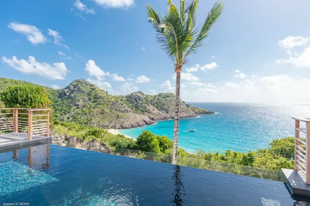 pool at Villa Ocean Palm in St Barts - St. Barth Villa Rental