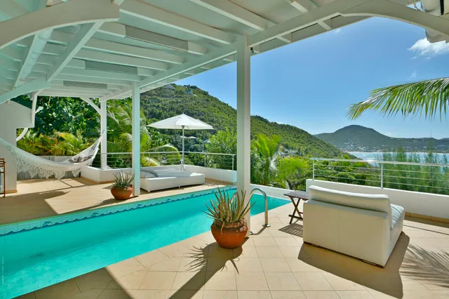 Pool at Villa Ocean in St Barts - St. Barts Villa Rental