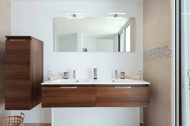 View - Bathroom 1 at Villa Only View in St Barts - St. Barth Villa Rental