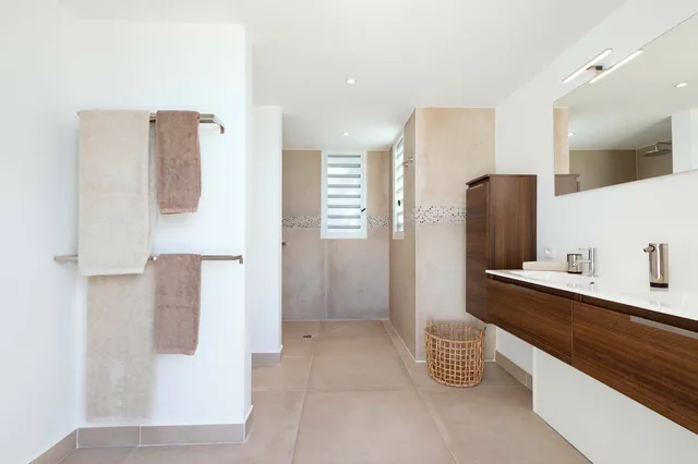 View - Bathroom 1 at Villa Only View in St Barts - St Barts luxury vacation rental