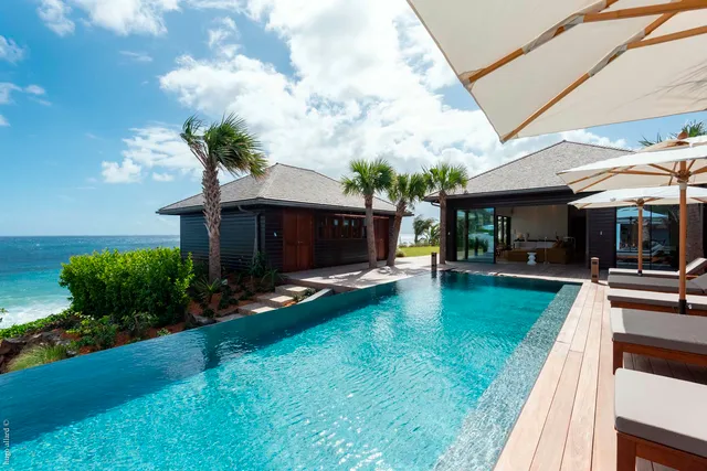 The Ocean - Pool at Villa Over The Ocean in St Barts - St. Barth Villa Rental