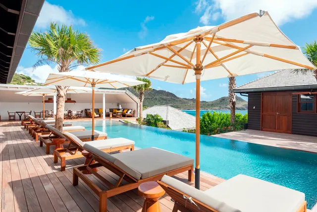 The Ocean - Pool at Villa Over The Ocean in St Barts - St. Barts Villa Rental
