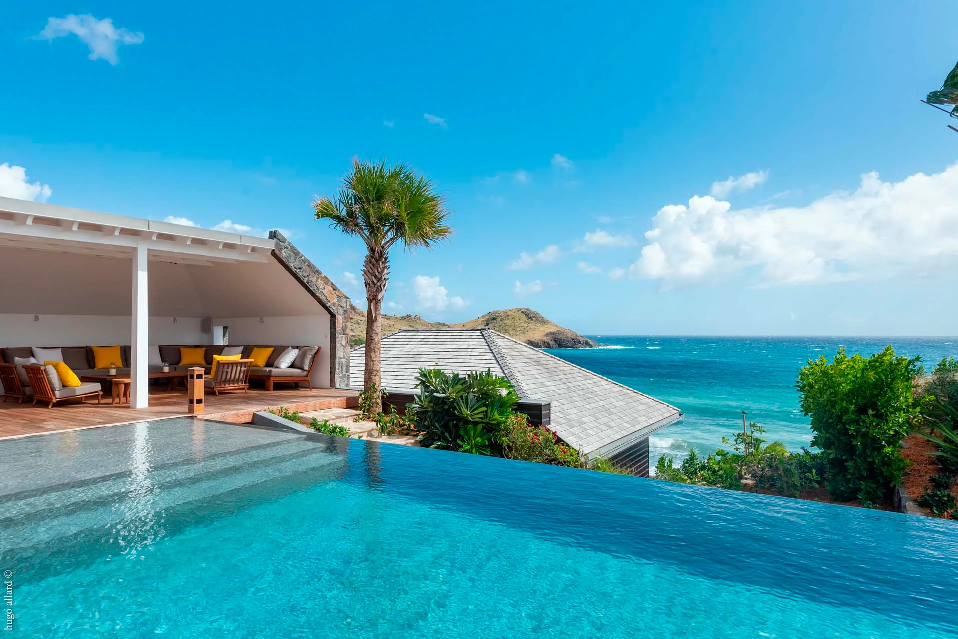 The Ocean - Pool at Villa Over The Ocean in St Barts - St Barts luxury vacation rental