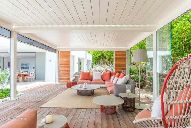 Springs - Outside Living at Villa Palm Springs in St Barts - St. Barts Villa Rental