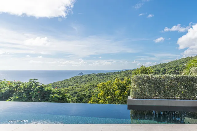 pool at Villa Palm Springs in St Barts - St. Barth Villa Rental