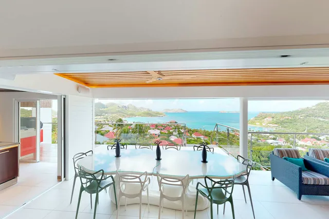 Outside dining - Copie at Villa Panama in St Barts - St. Barts Villa Rental