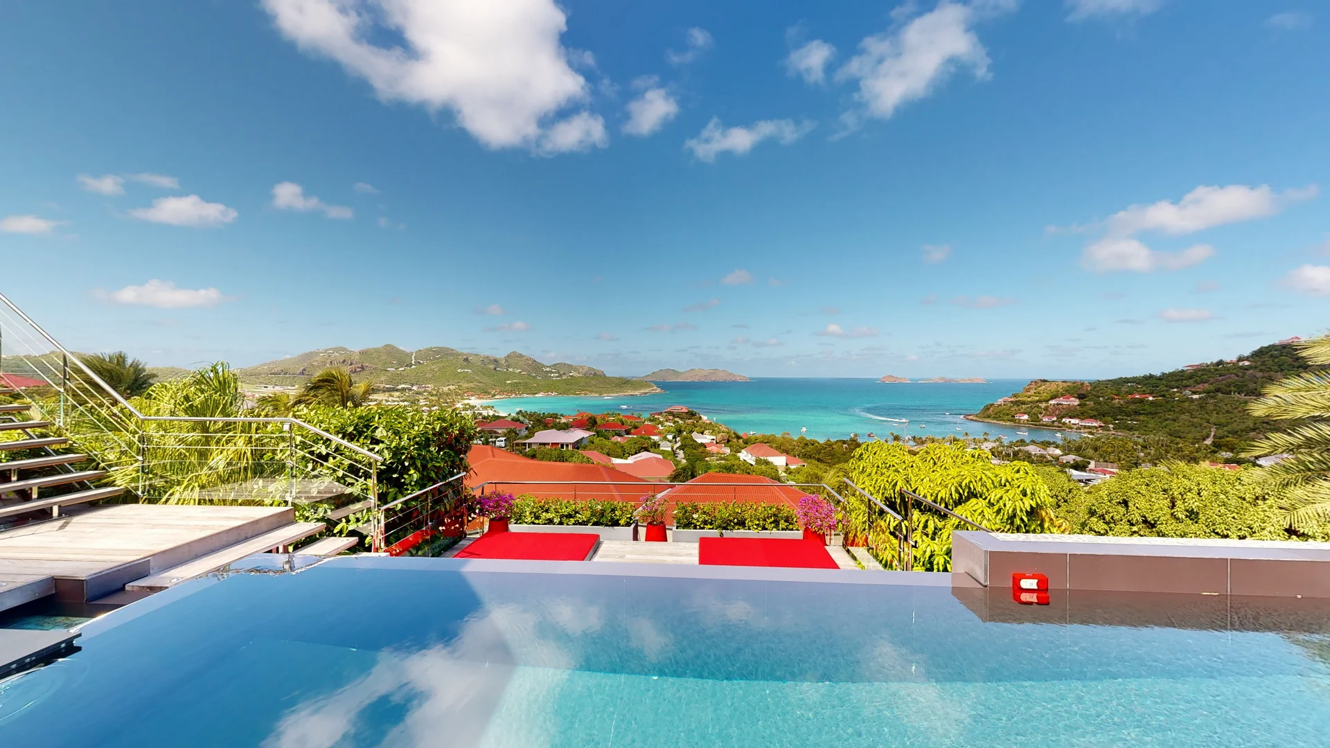 pool at Villa Panama in St Barts - St Barts luxury vacation rental