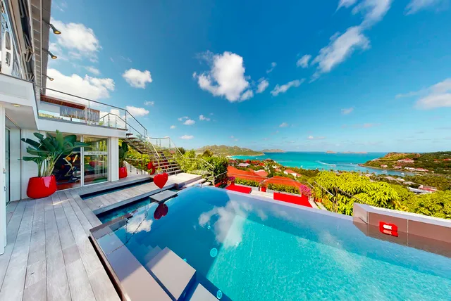 Pool at Villa Panama in St Barts - St Barts luxury vacation rental