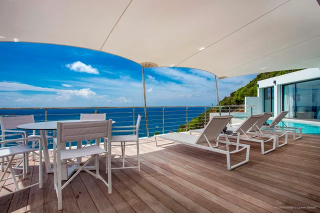 Terrace at Villa Passage in St Barts - St Barts luxury vacation rental