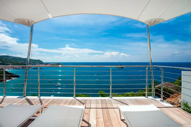 Terrace at Villa Passage in St Barts - St. Barts Villa Rental