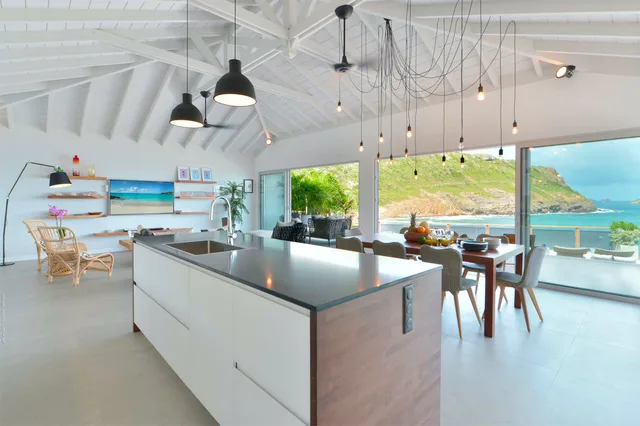 Living-room at Villa Pélican in St Barts - St. Barts Villa Rental